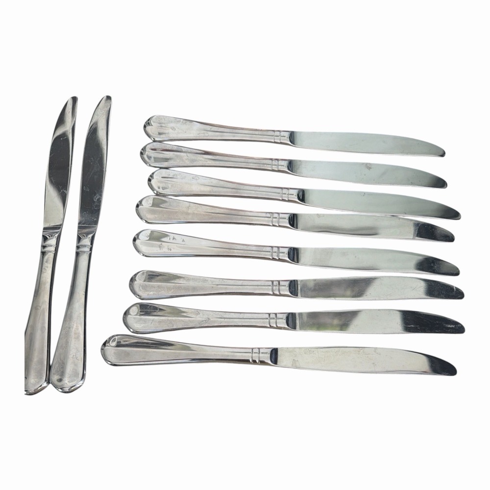 Mikasa Colette 18/10 Stainless Steel Dinner Knives Glossy Vietnam Set of 1 - Picture 3 of 4